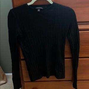 Banana Republic Black Long Sleeve Top - lightweight sweater material